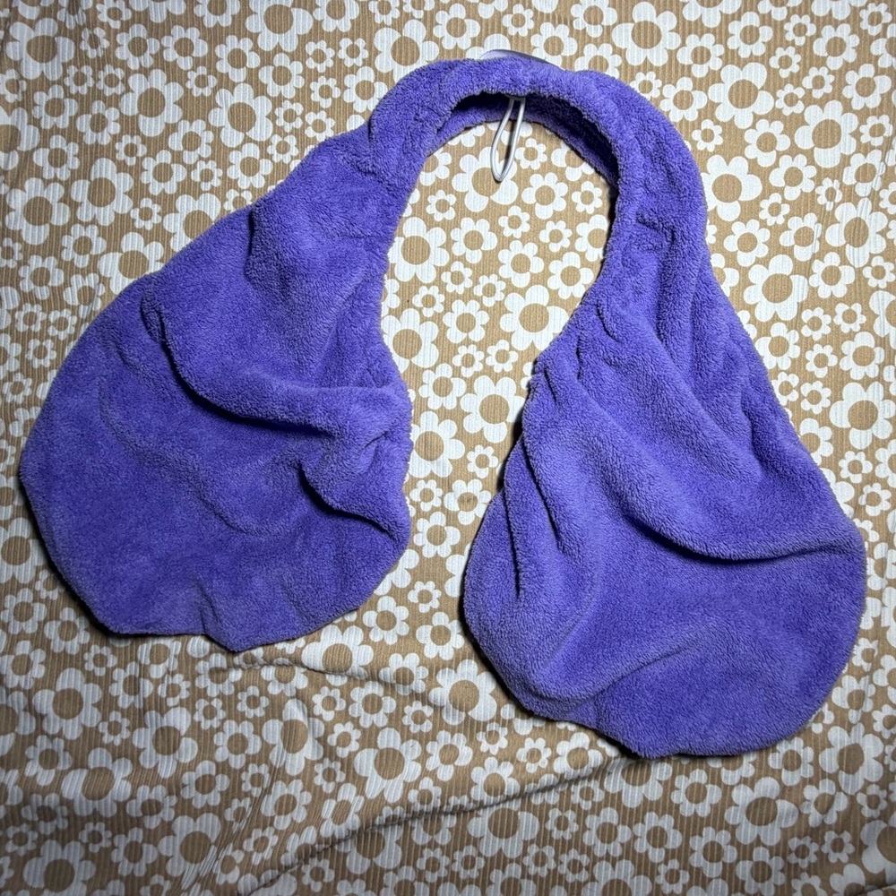 Purple Plush Ta-Ta Towel size L